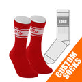 Customized Cotton Crew Sport Socks Custom Design Fashion Letter Sock With Made Your Own Logo
