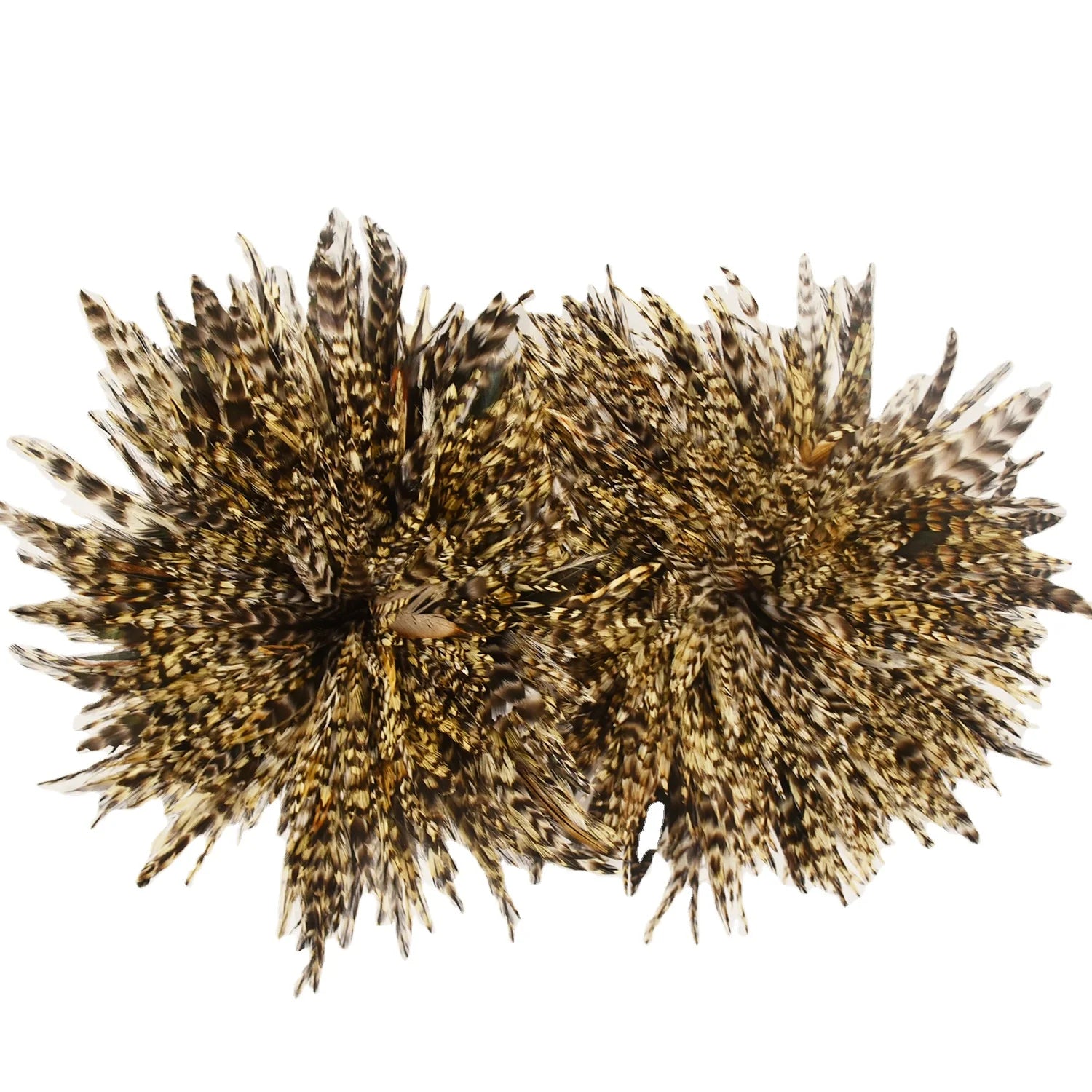 Carnival 4-6inch Red Nature Rooster Feather Strung Dyed Chinchilla Hackle Feather HX Brand Selected Prime Quality