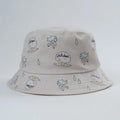 Unisex  Reversible Bucket Hat Custom Cotton Outdoor Activities Hat Embroidered One Side Full Print Other Sports Fishing Travel