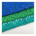 Eco-friendly Hot Selling Free Sample Hollow Out Knitted Mesh Fabric Australian Nigerian Cord Lace Fabric for Women Dress