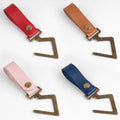 Pu Leather Hooks Outdoor Camping Buckle Field Metal Buckle S-Shaped Key Hook