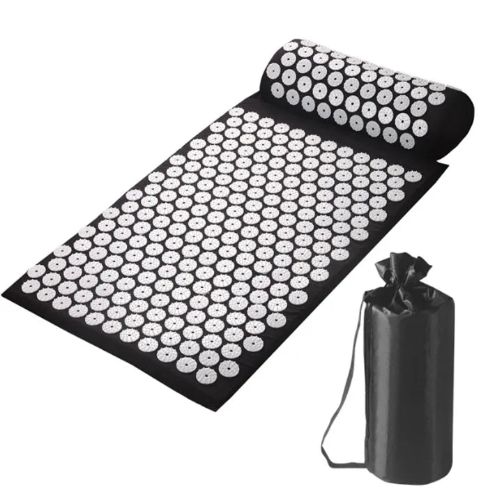 Wholesale Comfortable Acupressure Yoga Mat and Pillow Set Massage & Acupuncture Back Stress Relief