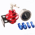 Universal Adjustable Aluminum Fuel Pressure Regulator With Gauge Kit for Automobile Modification