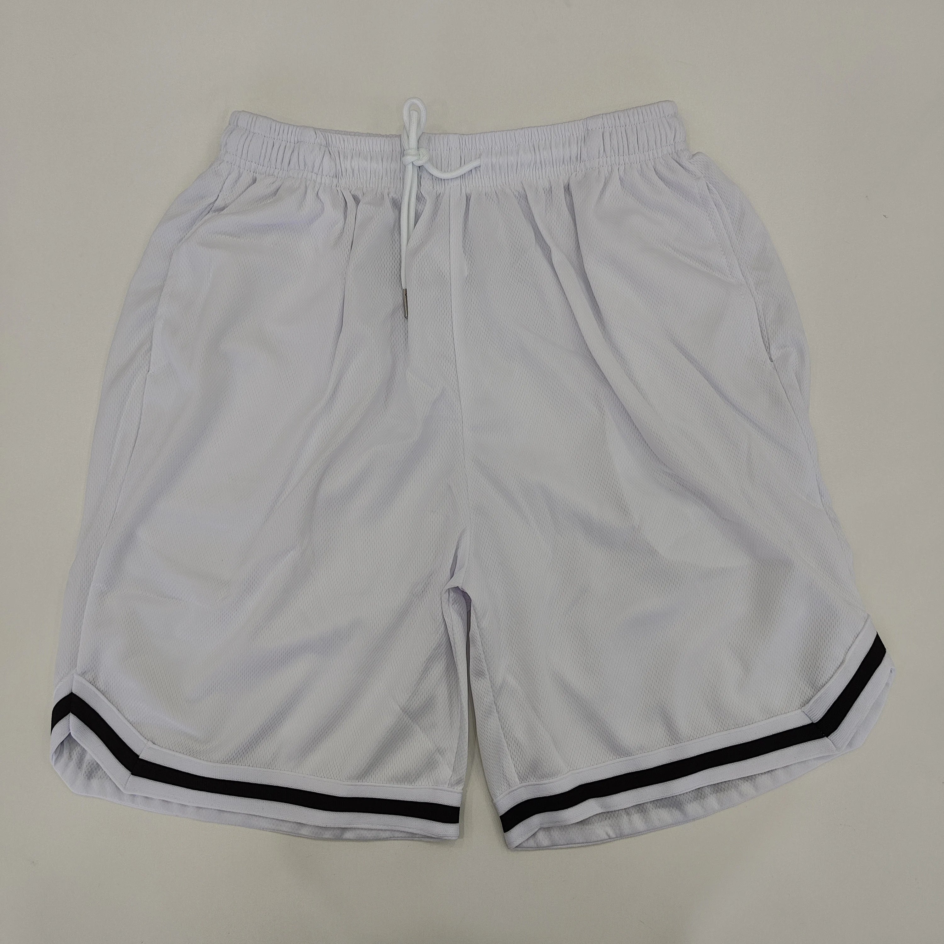 B431 Men's Custom Sublimation Mesh Beach Basketball Shorts Breathable Sports Printed Plus Size Clothing