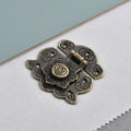 Antique Bronze Zinc Alloy Decorative Clasps Iron Lock Latches for Wooden Boxes Leather Trunks & Luggage Hardware Vintage Style