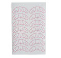 Custom Packaging Disposable Eyelash Mapping Stickers Guide Maps for Salon Use
