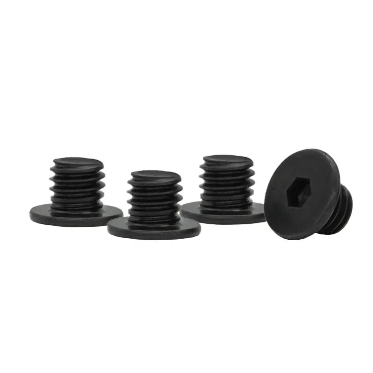 10.9 Grade Black American Tornillo Fasteners Vis Parafuso Thin Hexagonal Socket 3/8-16UNC * 8 Flat Low Short Head Machine Screw