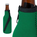 Beer Bottle Insulator Cooler Sleeve Neoprene Insulated Beer Bottle Sleeve With Zipper