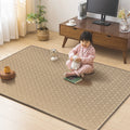 Cool Thick Japanese Floor Mattress Rattan Non-Slip Breathable Memory Foam Area Rug Tatami Rug Mat Bedroom Sleeping Crawling Mat
