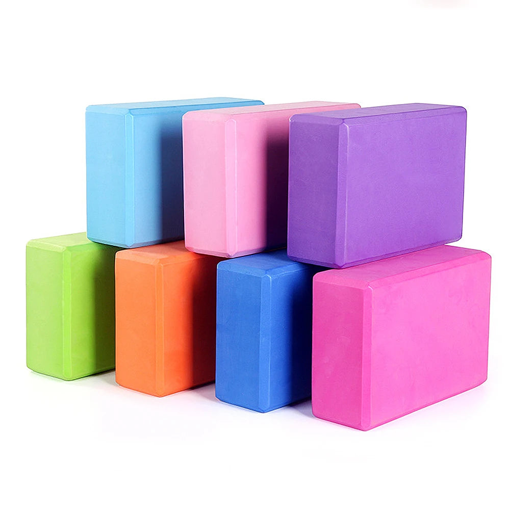 Gym Pilates Yoga Block EVA Foam Yoga Brick for Exercise Workout Training Bodybuilding Equipment