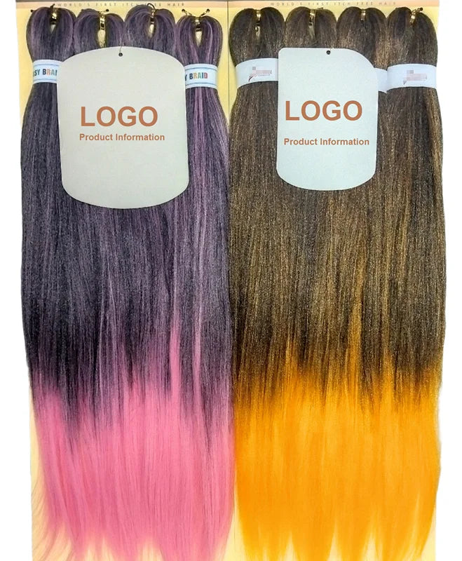 Factory  Wholesale 26Inch 4X Pre-stretched Expression Braiding Hair Pre Stretch  EZ Braid Yaki Braiding Hair