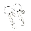 Home Keychain Engraved Our First Home House Keyring 2021 2022 Couples Housewarming Gifts Lovely Gift for New Home Owners