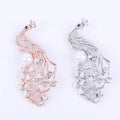 Luxury Women's Rhinestone Peacock Brooch Pin Fashion Accessory for Wedding Parties or Gift Decoration on Clothes