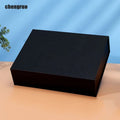 Chengruo Stock Book-Style Magnetic Closure Gift Paper Box Foldable Boite Carton Cartulina Ribbon for Face Cream Matt Lamination
