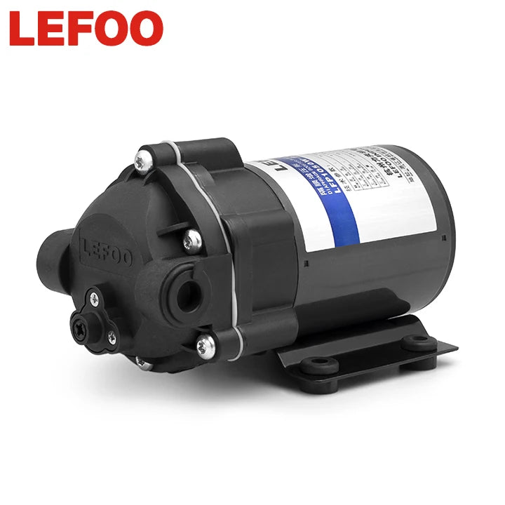 LEFOO 50GPD 24v Reverse Osmosis Water Pump DC RO Diaphragm Booster Pump for Purifier