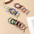 Korean Style New Design High Elasticity Simple Hair Ties Ladies Woman Elastic Rubber Hair Band Factory Wholesale