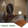 MUMU Interior Exterior Herringbone Self Adhesive 3D Decorative Cladding Wood Slatted Wall Panels for Walls