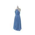 TEENYEE New Fashion Design Halter Neckline Women's Prom Dress Elegant Plus Size Women's Formal Dress for Bridesmaid