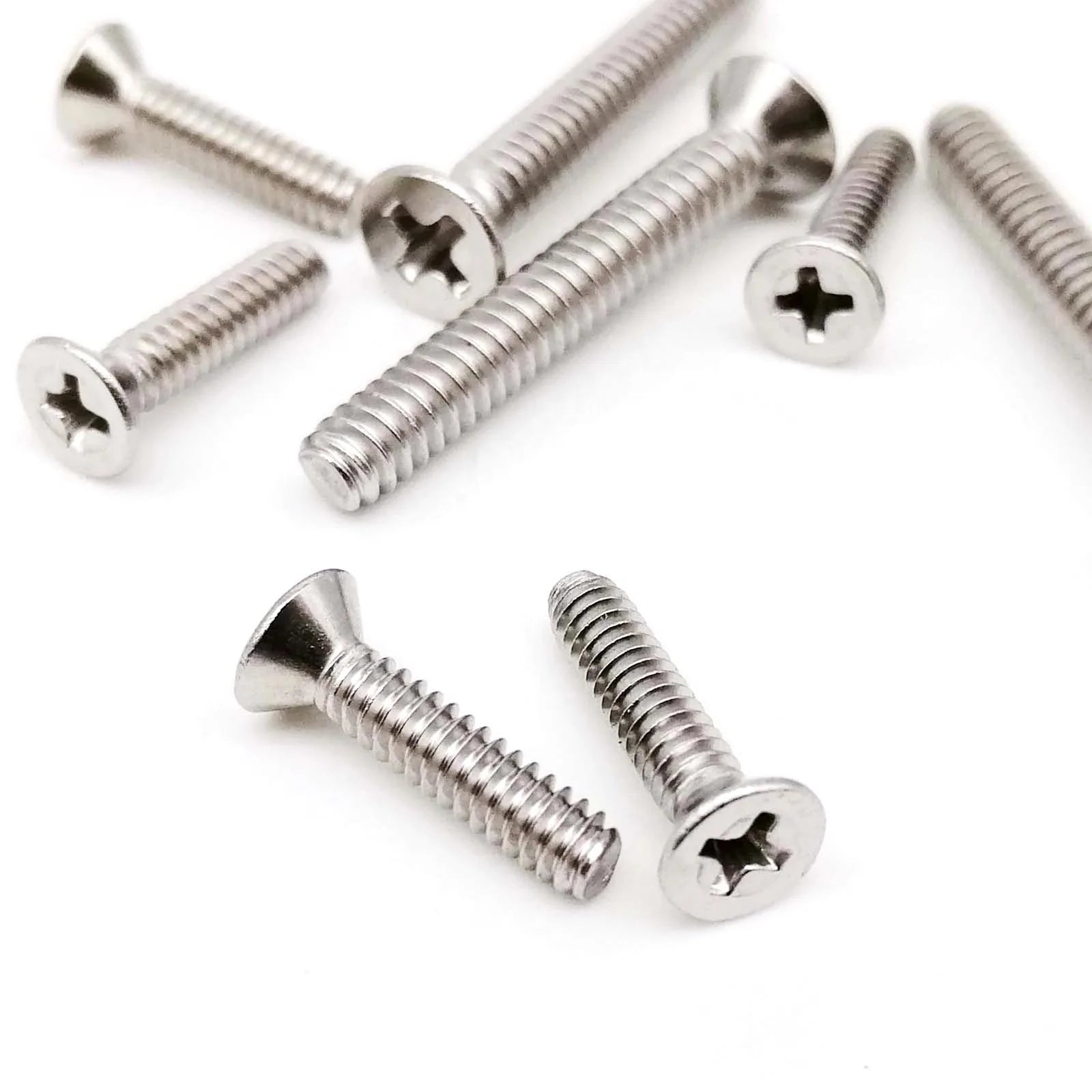 UNF 00#-90 0#-80 US Fine Thread 304 A2-70 Stainless Steel Cross Recess Phillips Flat Countersunk Head Screw Bolt