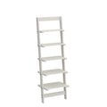 Premium Wood Leaning Ladder Bookshelf Sturdy Construction Space Saving Lightweight for Bedroom Living Room Kitchen Decor
