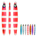 Jigging Pro Vertical Long Casting 60g 80g 100g 120g 160g Luminous Saltwater Deep Sea Boat Fishing Jig 3d Metal Jigging Lure