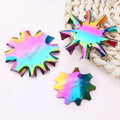 Color plated French Manicure Stencil Nail Cutter Mold Plate Edge Line Nail Plate Nail Art Tool MegaBDM