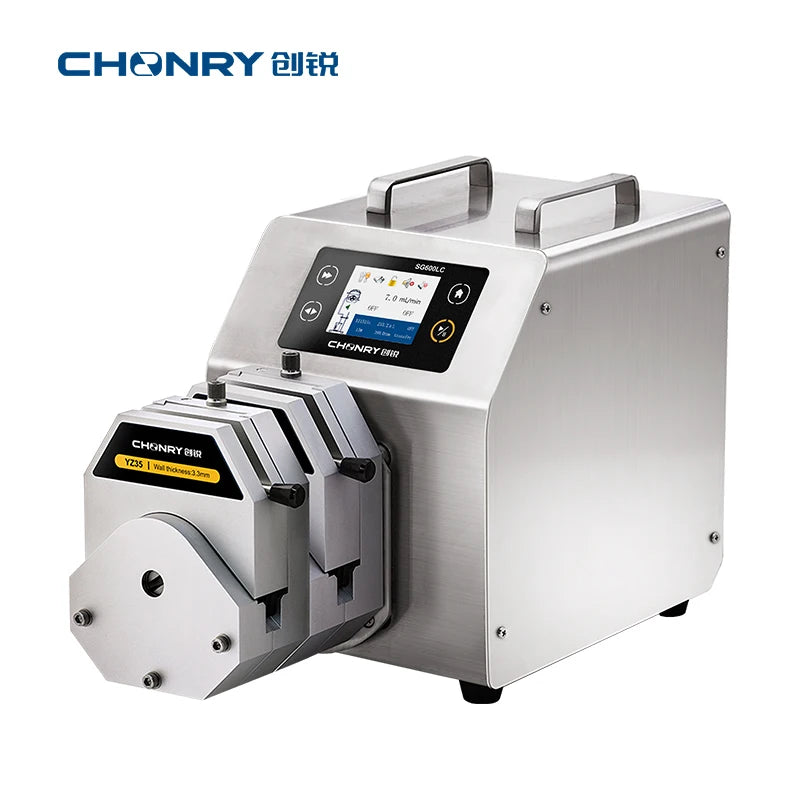 CHONRY SG600LC Intelligent Digital Stainless Steel Industrial Peristaltic Pump Liquid Transfer High Flow Servo Motor MegaBDM