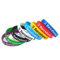 Promotion Wholesale Full-Color Rubber Wristbands Sports Basketball Wristband Custom Logo Silicone Elastic Wristband