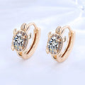 Hengdian Factory Wholesale Fashion Women's CZ Diamond Hoop Earrings Main Stone Zircon Animal Jewelry