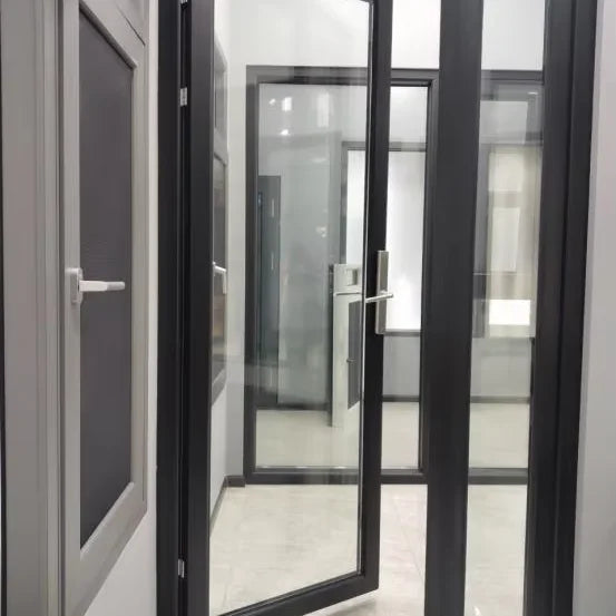 Casement Door Products Supplier Aluminium New Horizontal Modern Villa Latest Design Windows and Doors China