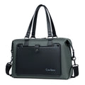 Men's Large Capacity Single Shoulder Handbag Zipper Closure Travel Bag for Long and Short Business Trips Diagonal Span Luggage