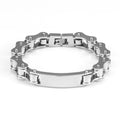 Wholesale Blank Tag Bike / Bicycle Chain Bracelet Stainless Steel Bar Bracelet for Laser / Engraving logo