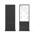 HUSHIDA Direct Sales 43 50 55 65 75 Inch KioskTouch Screen Displays Infrared Lcd Standing Advertising Display Screen