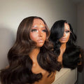 200 Density Ombre Brown Loose Wave Vietnamese Virgin Hair Wig 5*5 Small Cap Black Bone Straight Glueless Women Long Deep Wave HD