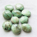 Wholesale Natural Crystal Stone Green Moonstone Crystal Chakra Palm Stones for Decoration
