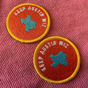 New Product Garment Accessories Adhesive Embroidery Badgecustom Clothes Hats Merrow Border Fabric Embroidery Patch