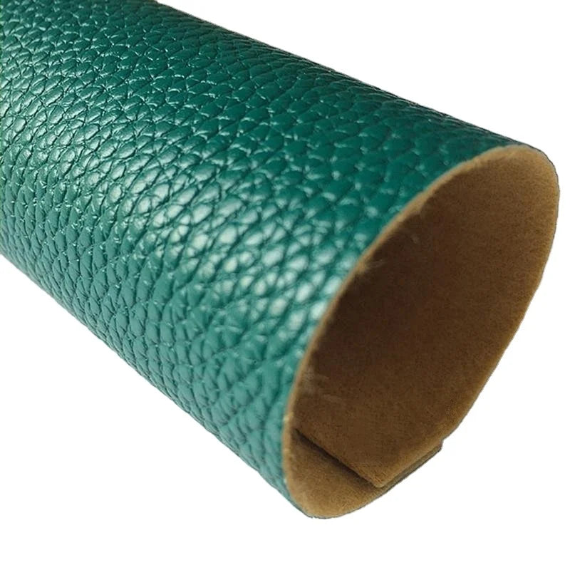 Hot Sale Litchi Grain Pu Waterproof Stretch Synthetic Leather for Handbags Furniture & Sofa