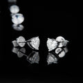 Abiding Jewelry Wholesale 2025 Womens Heart Shape Moissanite Diamond Sterling Silver 925 Jewellery Earrings