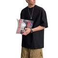 270Gsm 100 Cotton Oversized T Shirt Men Drop Shoulder Blank Custom Streetwear Tee Heavyweight Short Sleeve Top