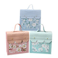Spot Luxury Cardboard PU Material Suitcase Paper Small Suitcase with Handle High-end Wedding Candy Box Best Wishes
