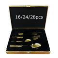Wholesales Knife Spoon Fork Set 16 24 28pcs Stainless Steel Flatware Sets MegaBDM