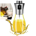 Hot Selling 200ml Food Grade Glass Cooking Spray Bottle for BBQ Olive Oil Kitchen Use