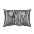 2pcs Pack Satin Pillowcase Set Envelope Satin Pillow case Custom logo Pillow Covers for Hair and Skin