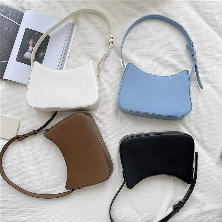 Summer 2025 Ladies Hand Bags Simple Fashion Ladies Shoulder Bag  Pu Leather Bags for Women's Handbags