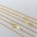 Dainty Necklace 14K Gold Filled Chain Necklace Thin Ball Bead Chain Layered Necklace