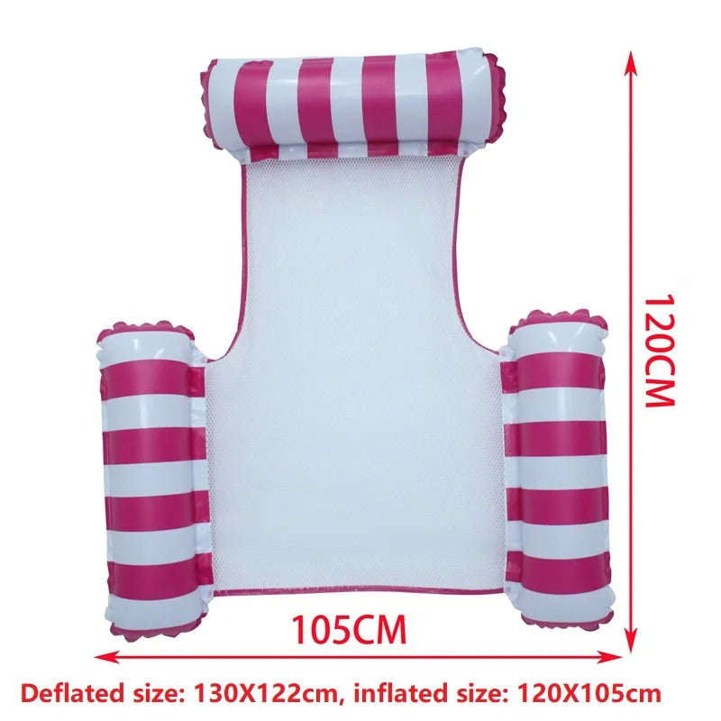 New Design Inflatable Float Chairs with 3 Tubes Pool Float Chair Inflatable Pool Sofa