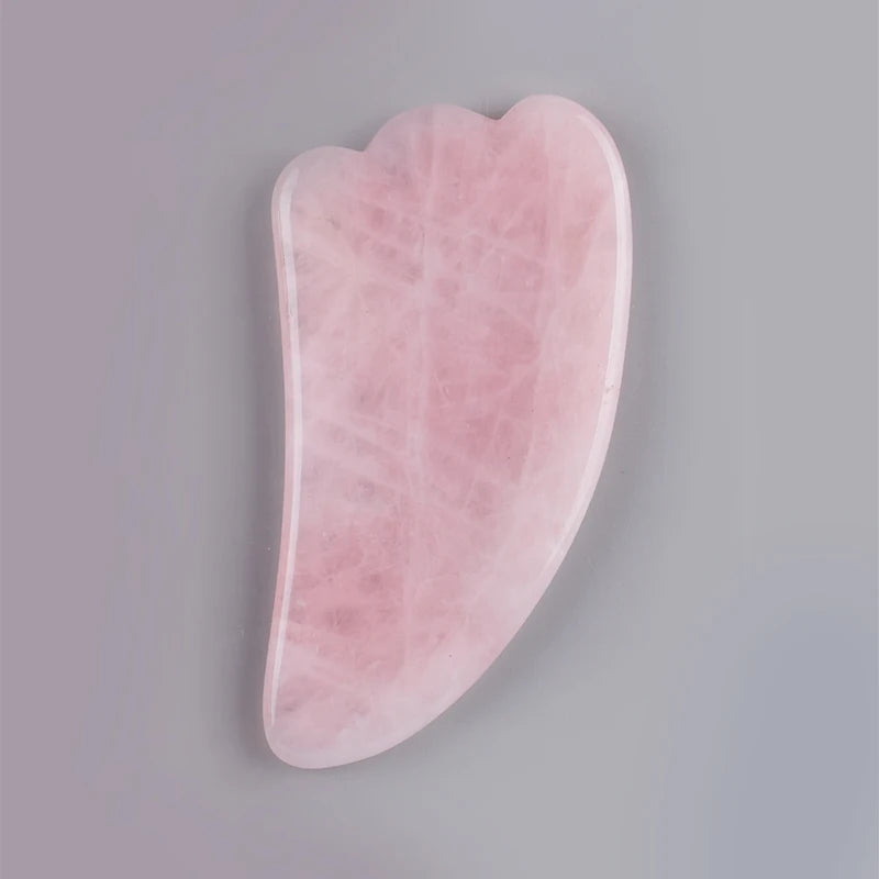 HZ Wholesale Jade Roller Brush with Rose Quartz Gua Sha Tool and Replaceable Head Skin Care Serum