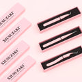XIUSUZAKI 90 Degree Lash Extension Supplies Tweezers Light Grip Fiber Tip Set Best Diamond Tip Steel Lash Tweezers