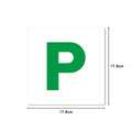 Business Safety Warning Magnetic L P Plates Student Learner Driver Magnet Signs