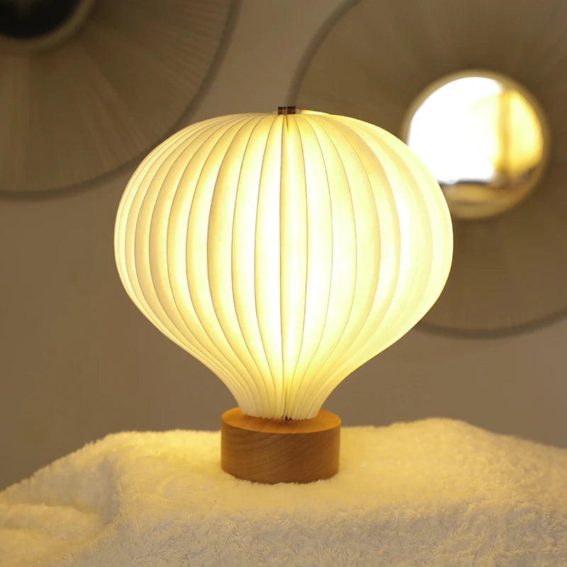 Manufacturing 2025  Creative Led Rechargeable Night Light Home Decor Bedside Table Lamps Hot Air Balloon Lamp Led Spotlight